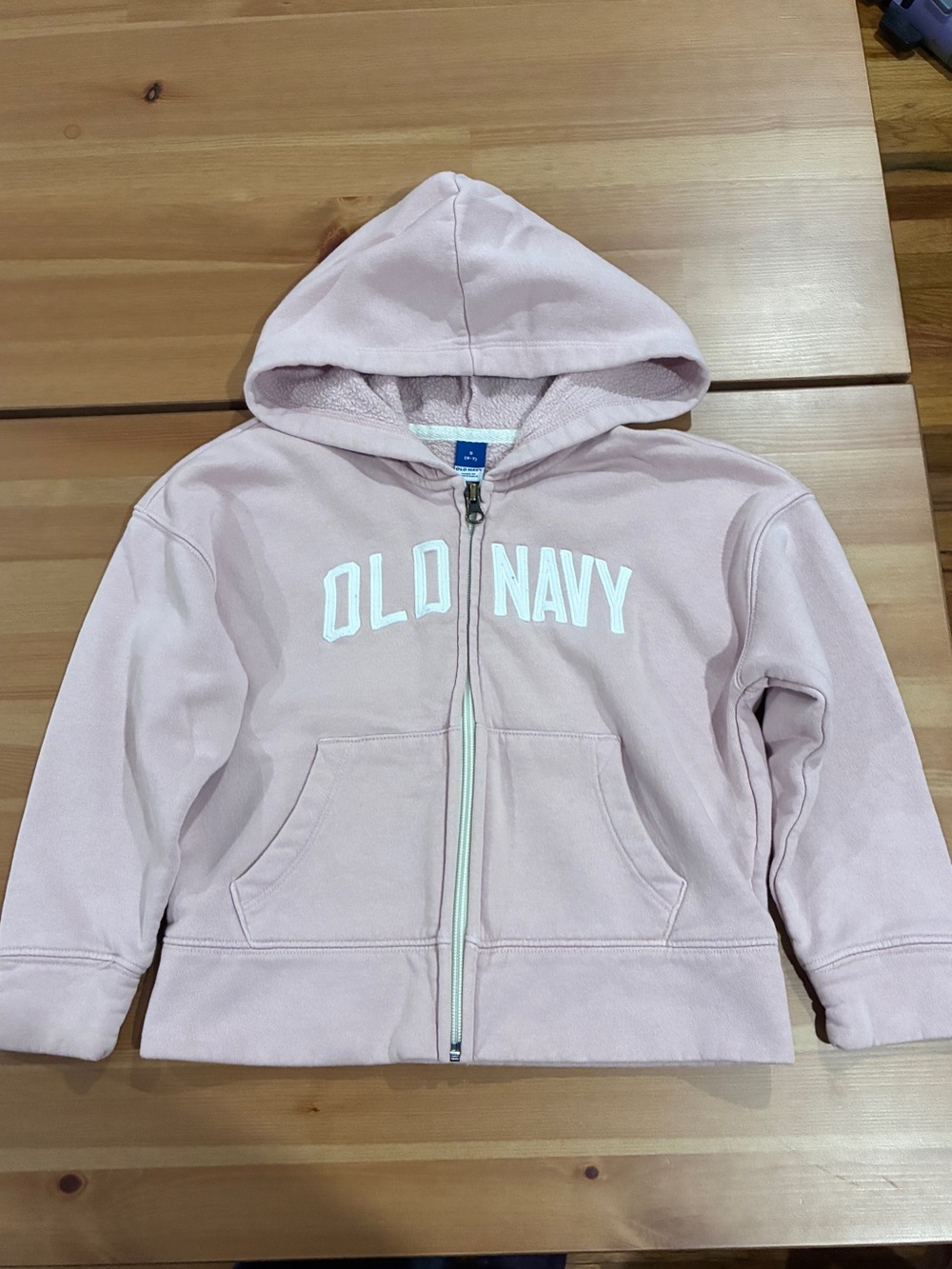 Old Navy Kids Pale Pink Zip-Up Hoodie